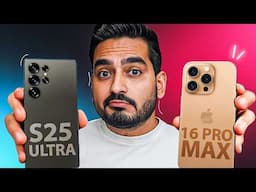 Samsung S25 Ultra VS iPhone 16 Pro Max SpeedTest! Unexpected Result