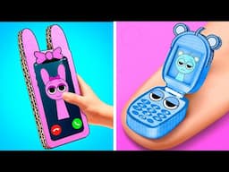 Pinki Or Sky Cardboard Phone? 📱 *Paper Surprise Egg With SPRUNKI*