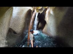 Exploring a Canadian Slot Canyon