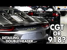 Detailing Two Legends: Porsche Carrera GT & 918 Spyder Transformation!