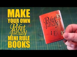 How to Make Miniature Rule Books for Pocket Fantasy RPG