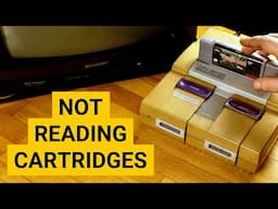 SNES Not Reading Cartridge - Black Screen