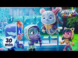 Cold Snap Chaos: Action Pack Battles the Big Freeze! ❄️🌀 | Action Pack | Kids Tv Shows