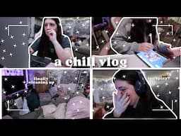 post-writing challenge chill vlog