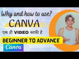 How to use #Canva full video explained in hindi (#canva full features explained in hindi)