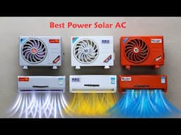 Top 3 Miniature Air Conditioner Unboxing & Test Video || Best Gadgets Solar AC