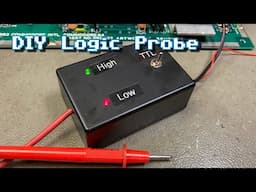 Making a simple 555 Based Logic Probe