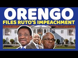 Breaking!! James Orengo and WANJIGI Files Ruto's IMPEACHMENT- Ruto Must Go!