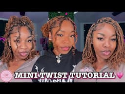 BEST QUALITY AFRO KINKY BULK HAIR! HOW TO: LONG-LASTING SHORT HUMAN HAIR MINI TWIST| FT. QVR HAIR