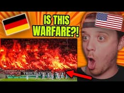 American Reacts to CRAZY German Football Fans (Choreo, Pyro and MORE)