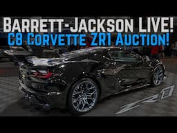 The Barrett-Jackson 2025 C8 Corvette ZR1 auction PRICE is INSANE!