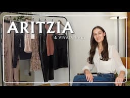 *HUGE* ARITZIA Clientele SALE haul | + styling with VIVAIA shoes | new in 2024