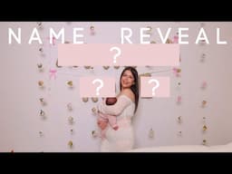 BABY GIRL NAME REVEAL 🥹🎀 | SOPHIA GRACE