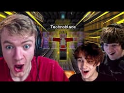 Dream SMP reacts to Technoblade's Secret Vault (all reactions)