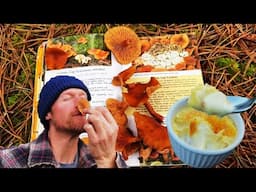 Mushroom Tastes Like SYRUP! Candy Cap "Catch" & Cook!