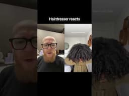 Hairdresser reacts to an amazing Curly head