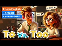 To vs. Too: What's the Difference? | Learn English through Conversations