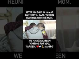 Yarden Bibas REUNITES with his Mother after 484 Days in Gaza. #israel