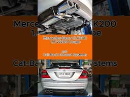 Mercedes-Benz CLK200 1.8 W209 : cat-back exhaust  #shorts #mhdexhaustspecialist #Benz #CLK200