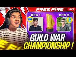 🔥 GUILD WAR CHAMPIONSHIP 🏆 | 4 v 4 INTENSE CLASH 👊 | FREE FIRE TELUGU #dfg #freefire