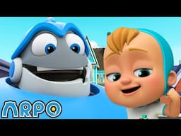 Baby Daniel Saves the Day | BEST OF ARPO! | Funny Robot Cartoons for Kids!