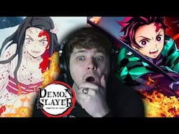 NON Anime Fan watches ALL of DEMON SLAYER SEASON 1 (1/2)