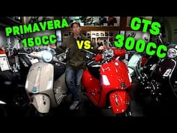 Robot’s Comparison of Vespa GTS 300 vs Vespa 150cc Primavera