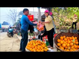 While her daughter was in school, her mother earned extra income by picking oranges to sell.