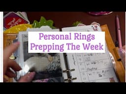 Personal Rings Plnner | Getting Ready for the Week