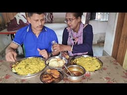 Yummy 😋 Khichdi Eating Mukbang Food Show | Baguni | Tomato Chatni | Masala Papad | Khichdi