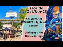 Disneys Best Waterpark | Typhoon lagoon & T Rex cafe @ Disney springs 🦖