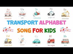 Transport Alphabet Song For Kids | Alphabet Transport | 4K