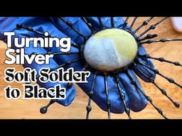 Soldered Alchemy! How to Turn Silver Soft-Soldered Jewelry Black