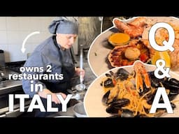 Q&A WITH MY CHEF MOM IN *ITALY*