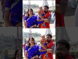 Director Vasishta With  His wife daughter  Visit Tirumala Tirupati Temple | vishwambhara