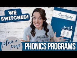 Plan and Prep ALL ABOUT READING LEVEL 1 | We Switched HOMESCHOOL PHONICS CURRICULUM | Learn to Read