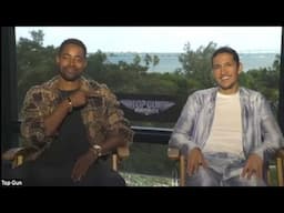 'Top Gun: Maverick' stars Jay Ellis and Danny Ramirez on working with Tom Cruise