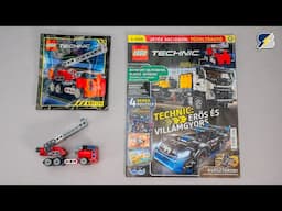 LEGO Technic Magazine found with a cool little fire truck