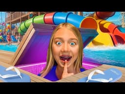 I Built a SECRET ROOM in a WATERPARK!