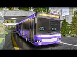 Wheels on the Bus + More Vehicle Song & Nursery Rhymes for Kids