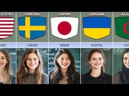 Female Teachers From Different Countries