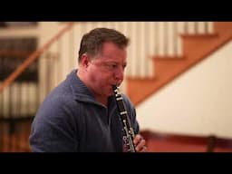 Stephen Williamson plays Benny Goodman's clarinet at the Carnegie Hall Rose Archives