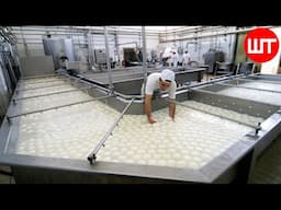 How Fresh Mozzarella Is Made | Buffalo Milk Cheese Factory