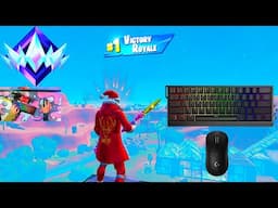 [1HR]Wooting 60HE ASMR 😴 Fortnite OG Ranked Reload 🏆 Satisfying Keyboard Fortnite 360FPS 4K