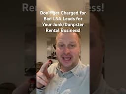 “🚨 Do THIS and You Won’t Be Charged for Bad LSA Calls! 🚨 Stop wasting money on junk leads