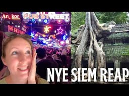 New Year's Eve in SIEM REAP Cambodia 🇰🇭 Angkor Wat Temples & NYE Pub Street