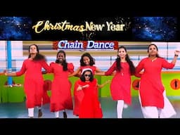 ക്രിസ്തുമസ്🌟New Year Chain Dance 💃 നന്ദനം കേരളകലാക്ഷേത്ര അത്താണി കൊടുങ്ങല്ലൂർ #youtubevideo #dance