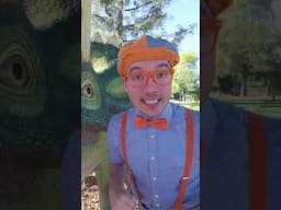 Blippi & The Triceratop🦕 | #shorts #blippi #vehicles