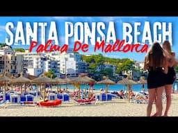 THE BEAUTIFUL PARADISE OF SANTA PONSA MALLORCA - WHY IS IT A POPULAR BEACH DESTINATION - 4K VIDEO