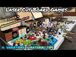 Laser Cut Board Games: Settlers of Catan / Hex Game, Material Options, Laser/Woodwork Tips & Tricks